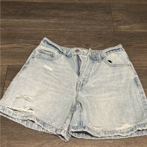 Forever 21 Blue Jean 90s Shorts Relaxed Fit